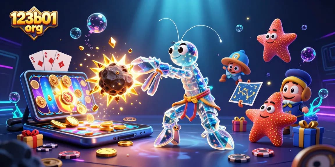 Engage in thrilling gameplay at 123b01 org with an exciting slot game and golden coin explosion.