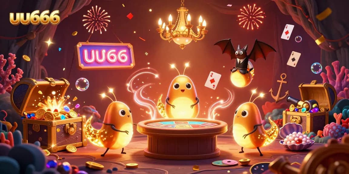 Join the fun at uu666 casino with vibrant glowworms lighting up the night.