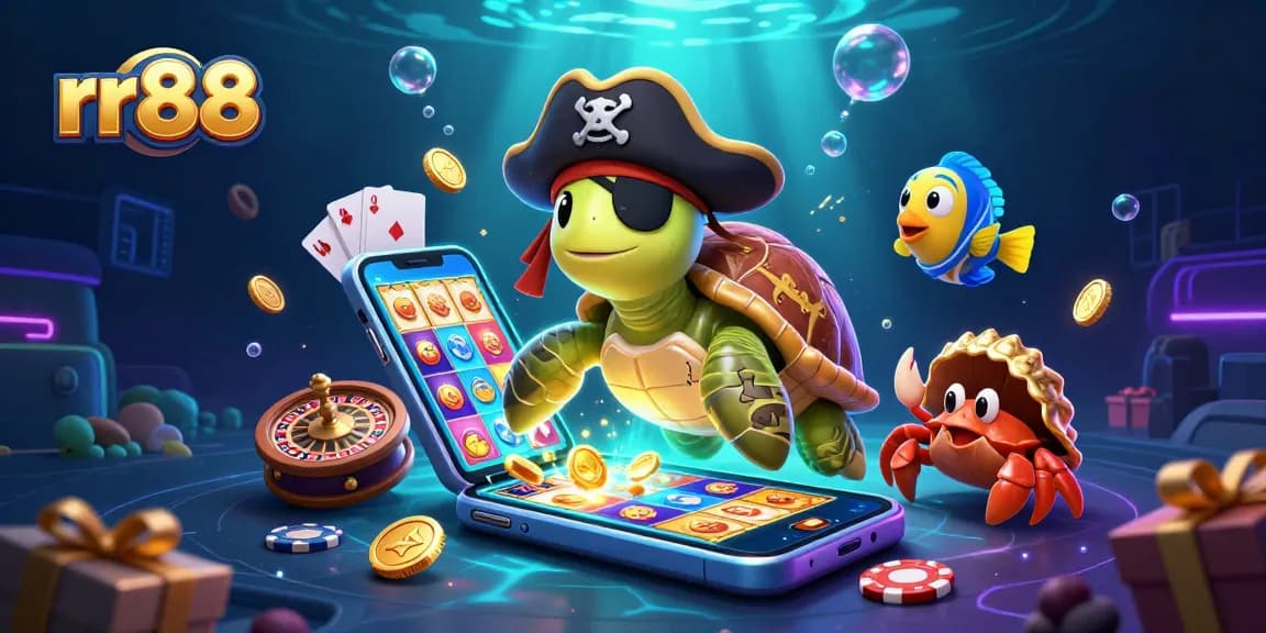 Experience thrilling action with rr88's interactive slot games surrounded by vibrant characters.