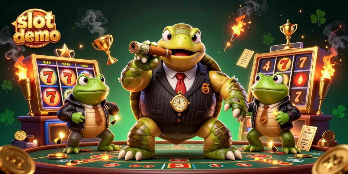 Menyaksikan permainan slot demo yang seru dengan karakter unik di dunia kasino yang meriah.