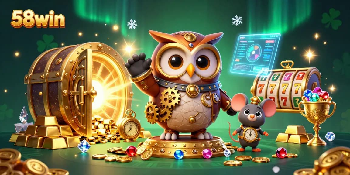 Experience the excitement of 58win casino with acclaimed gaming elements and steampunk characters.