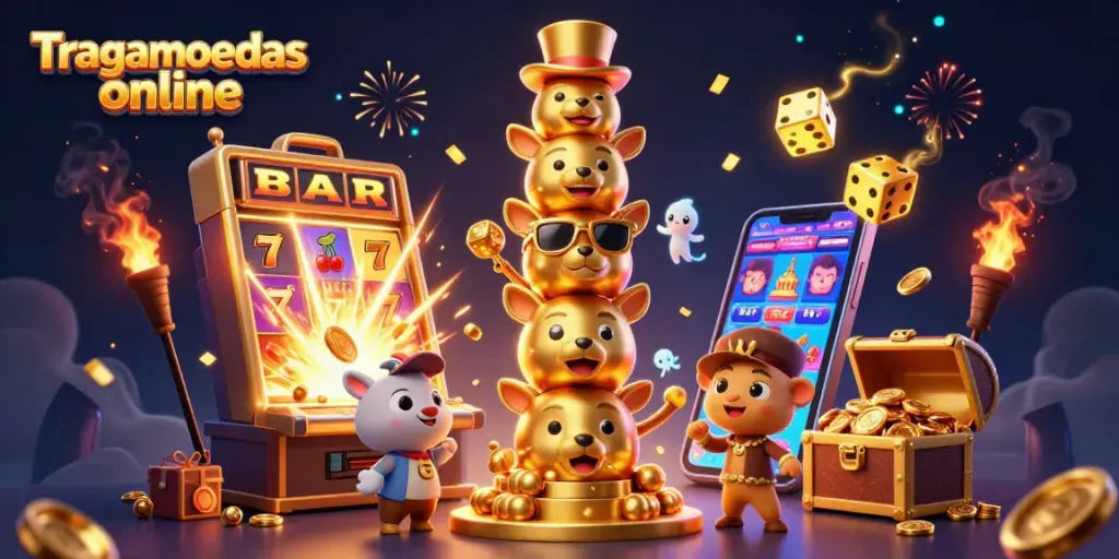 Disfruta de tragamonedas online y jackpots en una vibrante escena de casino.