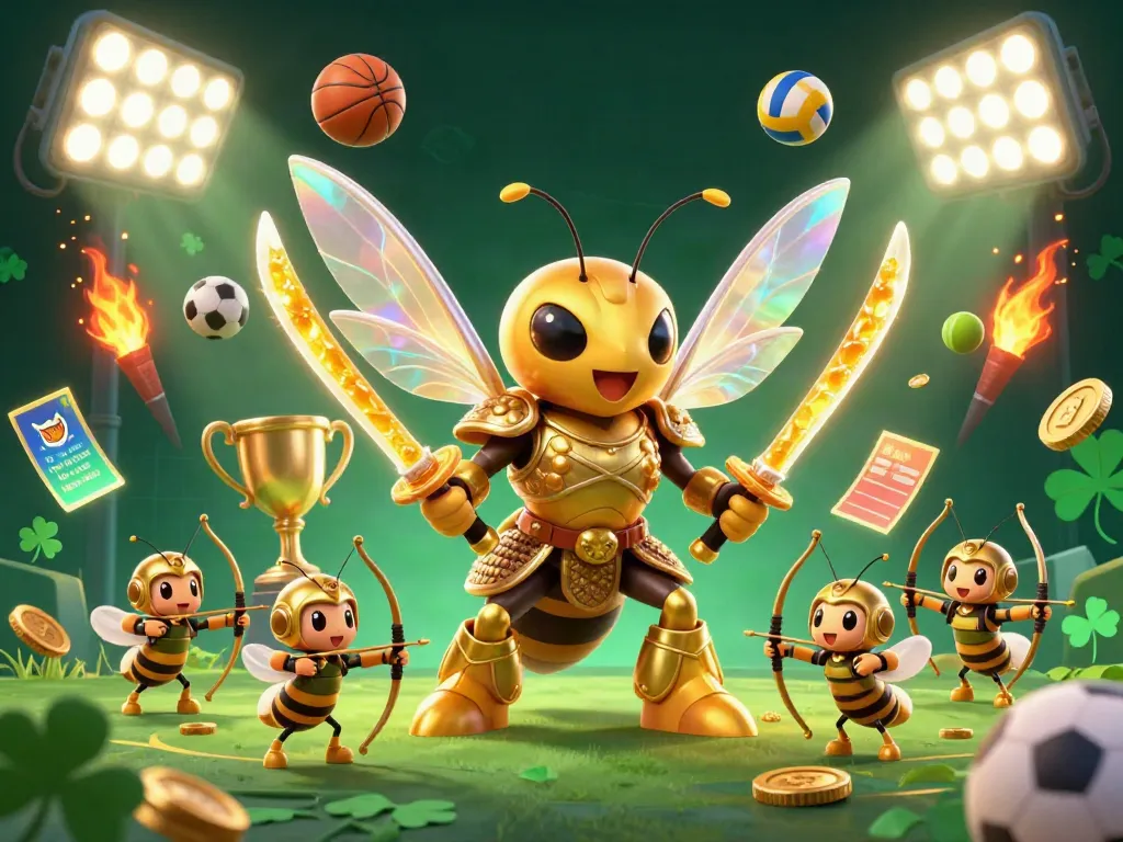Experience the excitement of tỷ lệ kèo nhà cái hôm nay with a vibrant 3D sports betting scene filled with dynamic action.