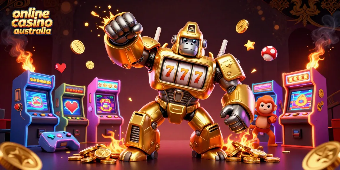Win big with vibrant games in this online casino australia 3D illustration, featuring animated characters and interactive elements.