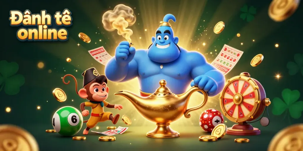 Engage in Đánh đề online with exciting lottery games featuring playful characters and vibrant visuals.