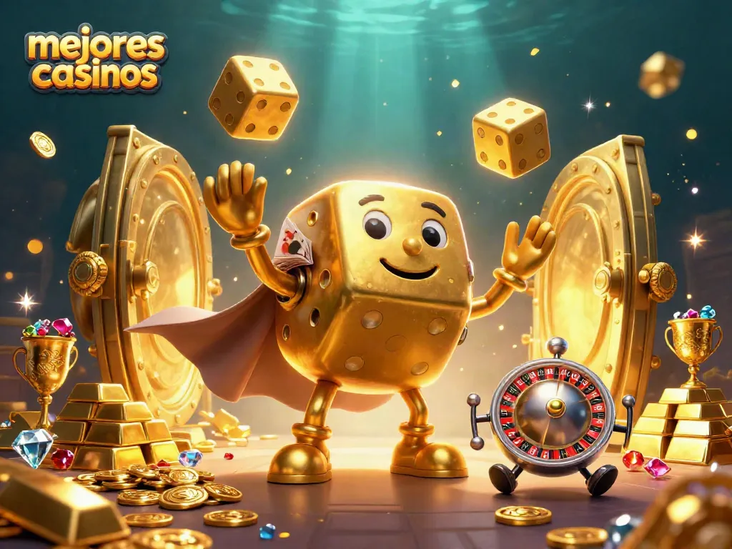 Disfruta de los mejores casinos mientras juegas con dados dorados y tesoros brillantes.